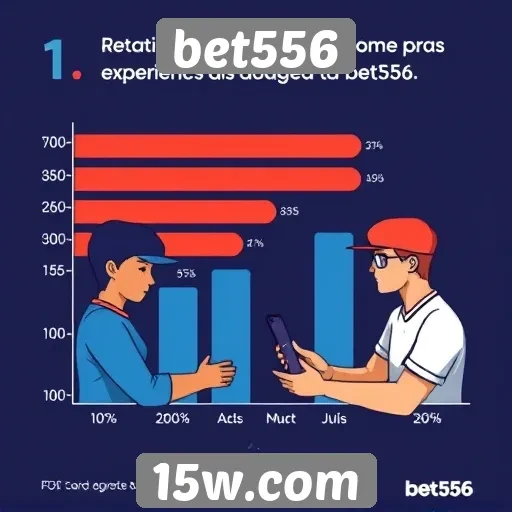 Estatísticas de usuários ativos no bet556